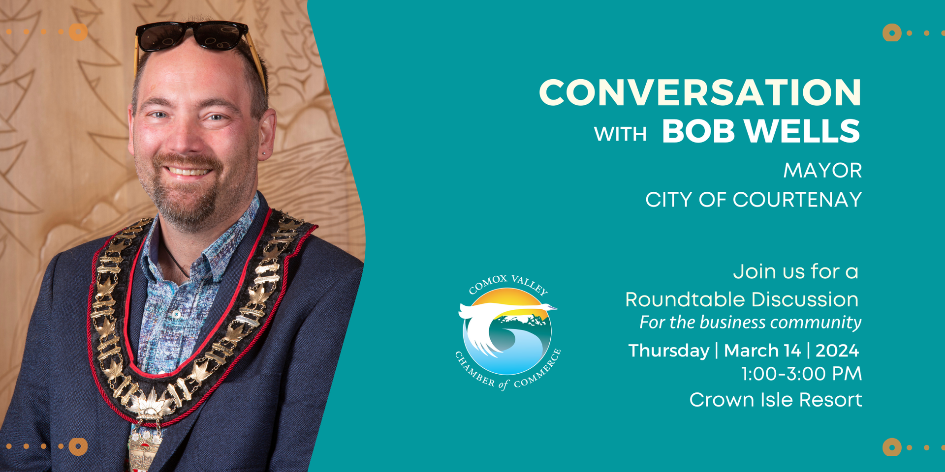thumbnails Roundtable Discussion with Courtenay Mayor Bob Wells
